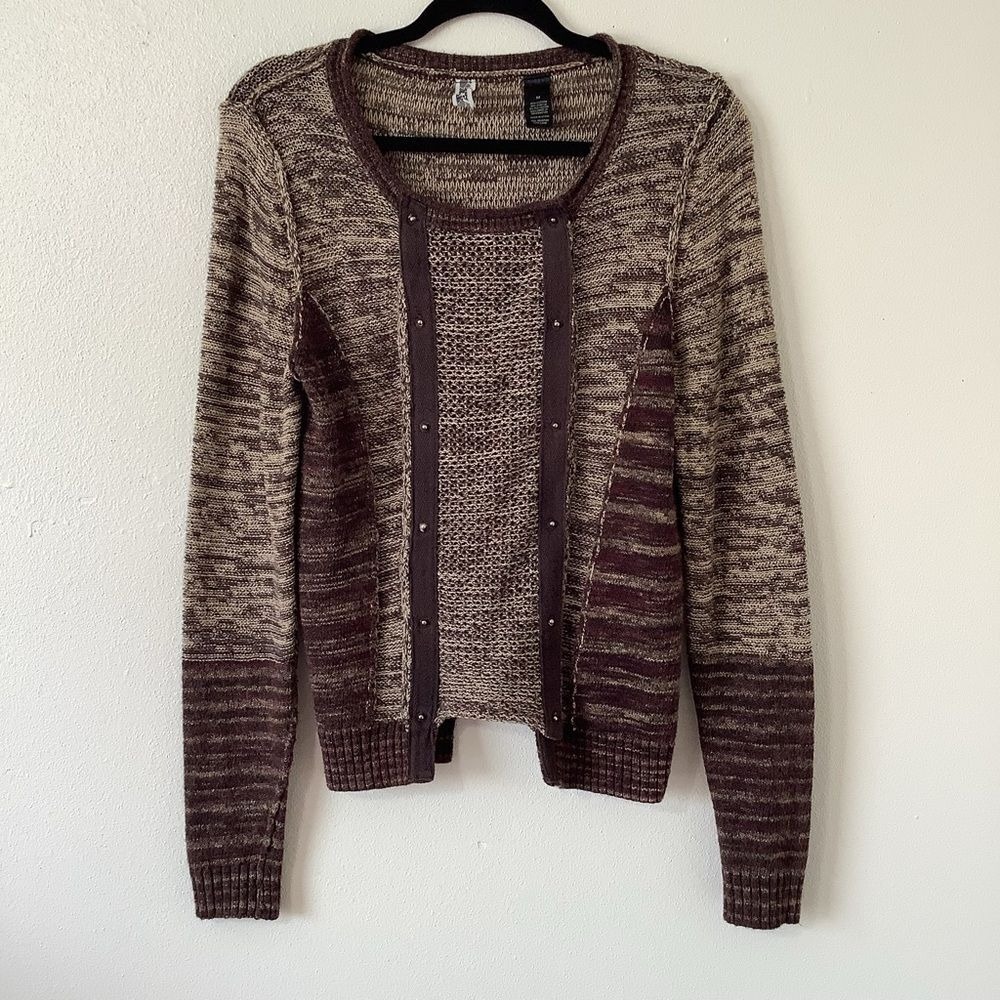 Goblincore Sweater Medium Forest Fairy Fairycore Patchwork Bohemian‎ Boho Knit